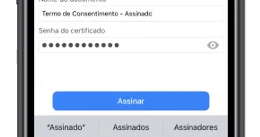 Assinar documentos no IOS